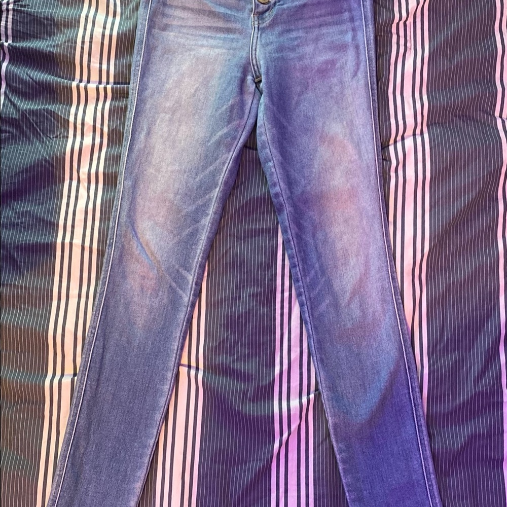 Flying monkey extra long skinny jeans sz 25